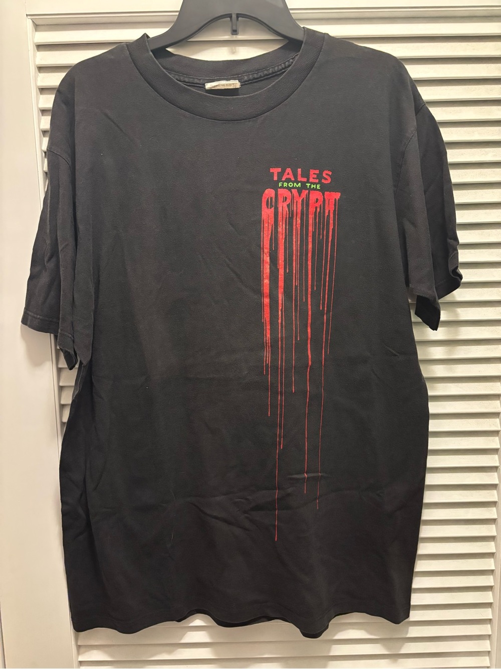 Tales From The Crypt Short Sleeve Graphic Tee - Black with Red Print